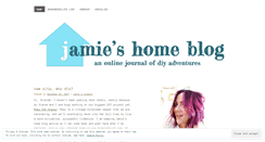 Desktop Screenshot of jamieshomeblog.com