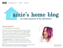 Tablet Screenshot of jamieshomeblog.com